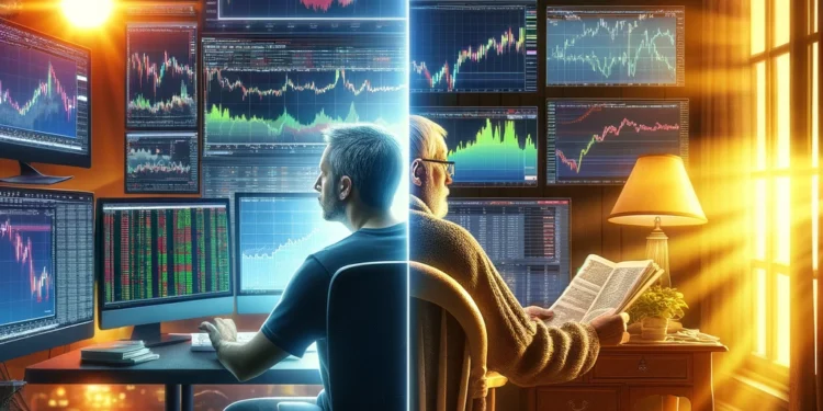 Daylight Hustle vs. Moonlit Wisdom 🌞🌜: The Dual Paths of Day Trading and Long-Term Investing Explored 📊💼